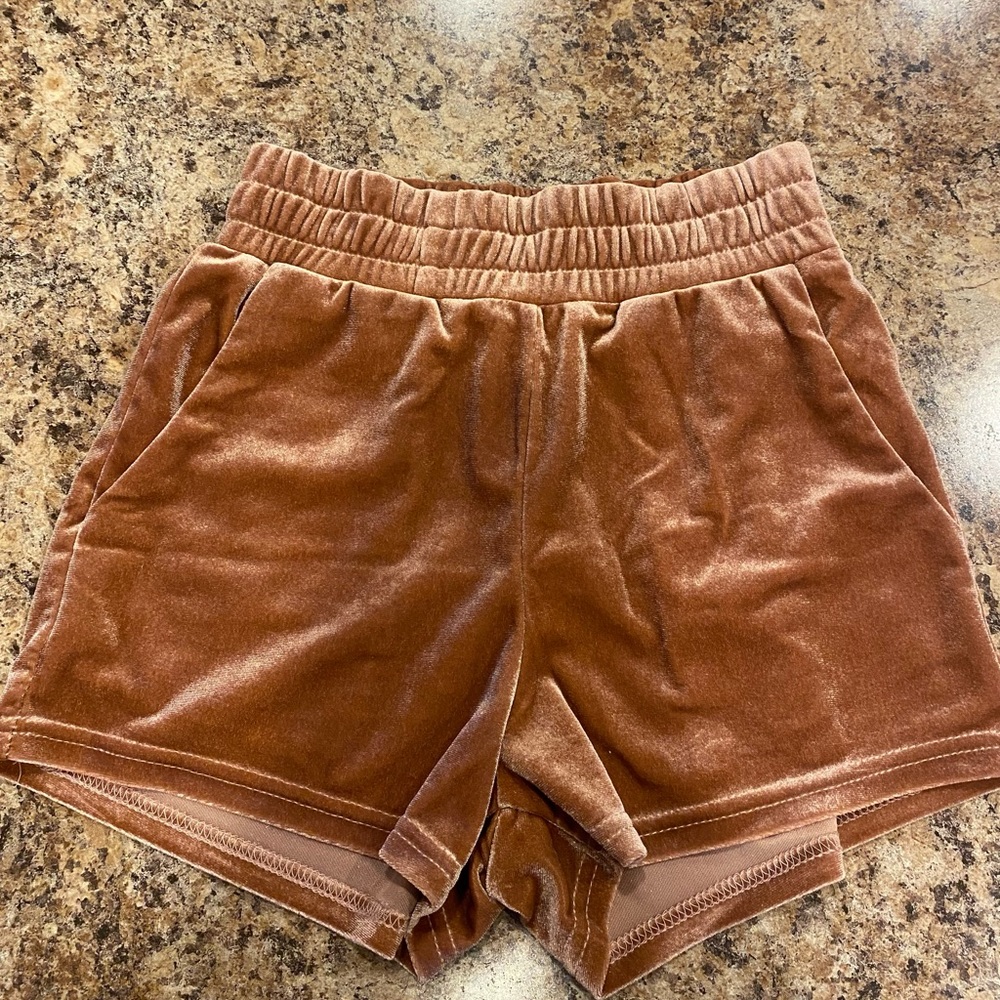 Pink Velvet shorts